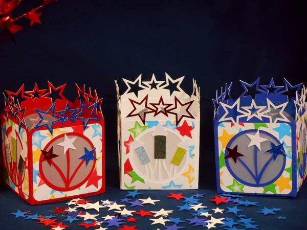 4th of July Tealight Holders by Jana