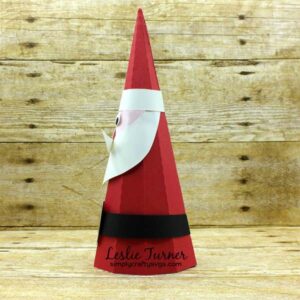Cone Santa by Leslie