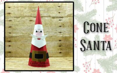 Cone Santa by Leslie
