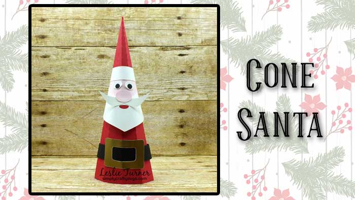 Cone Santa by Leslie