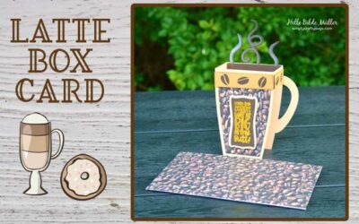 Latte Box Card By Helle
