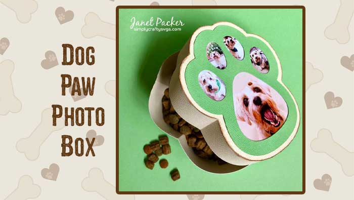 Dog Paw Photo Box by Janet