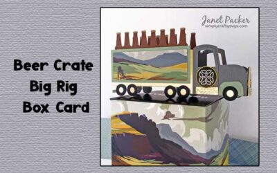 Beer Crate Big Rig Box Card by Janet