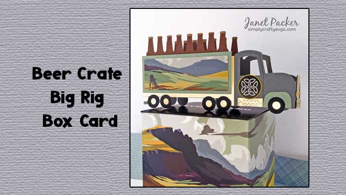 Beer Crate Big Rig Box Card by Janet