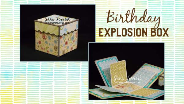 Birthday Explosion Box by Jana