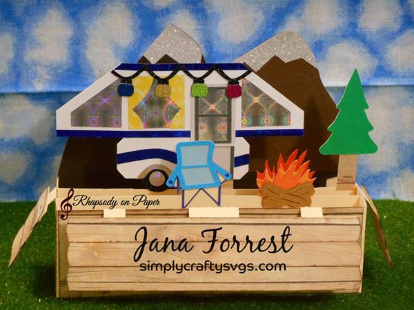 Tent Trailer Card by Jana