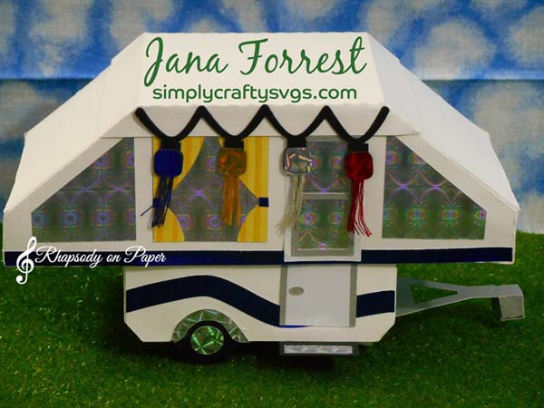 Tent Trailer Box by Jana