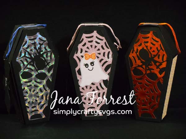 Creepy Coffin Treat Boxes by Jana