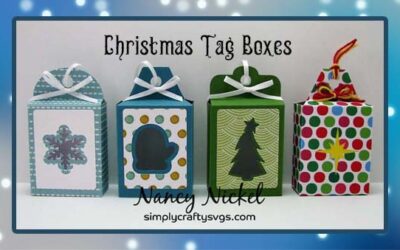 Christmas Tag Boxes by Nancy