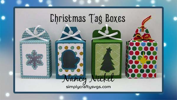 Christmas Tag Boxes by Nancy