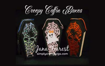 Creepy Coffin Treat Boxes by Jana
