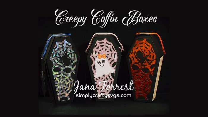 Creepy Coffin Treat Boxes by Jana