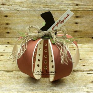 Give Thanks Pumpkin Luminary by Leslie