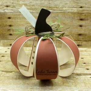 Give Thanks Pumpkin Luminary by Leslie