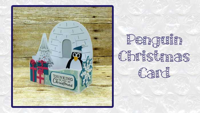 Penguin Christmas Card by Leslie