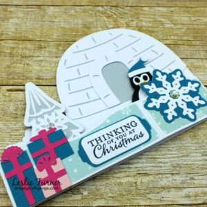 Penguin Christmas Card by Leslie