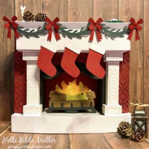 Christmas Fireplace by Helle