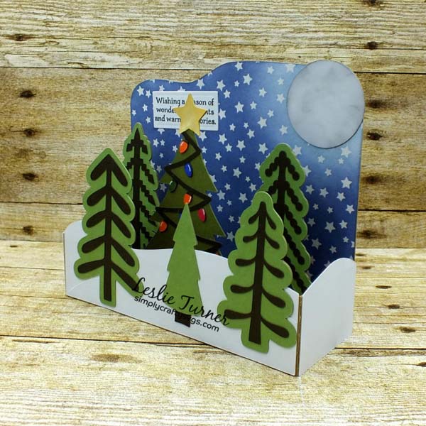 Christmas Tree Farm Box Card by Leslie
