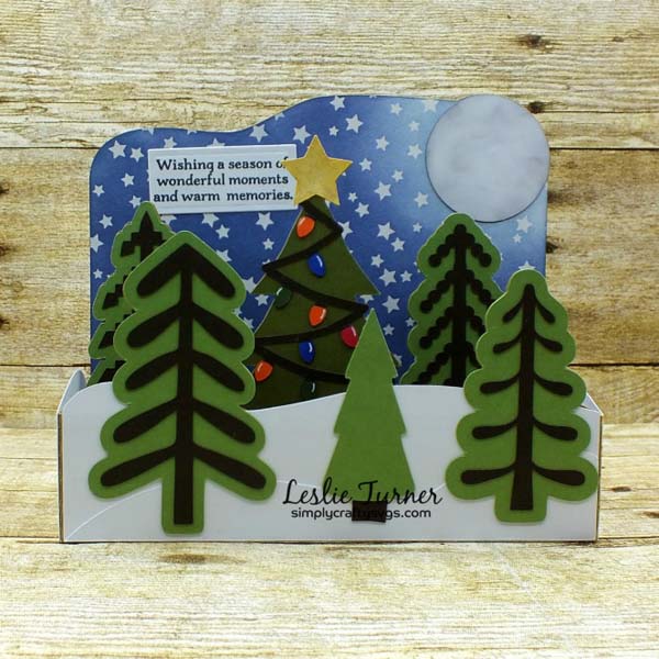Christmas Tree Farm Box Card by Leslie