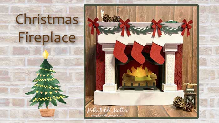 Christmas Fireplace by Helle