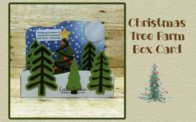 Christmas Tree Farm Box Card by Leslie