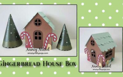 Gingerbread House Box by Nancy