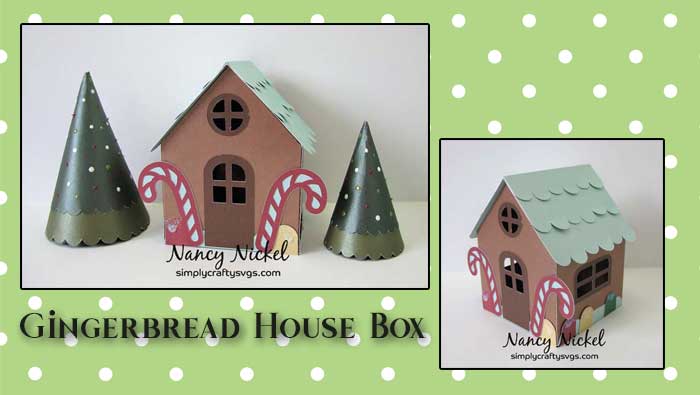 Gingerbread House Box by Nancy