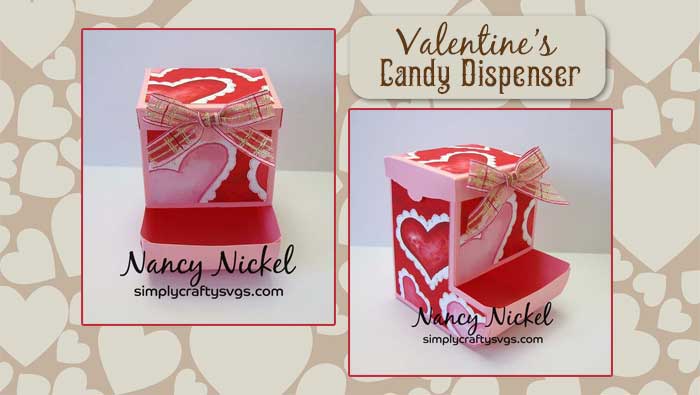 Valentine’s Candy Dispenser by Nancy