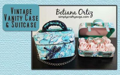 Vintage Vanity Case and Vintage Suitcase by Betiana