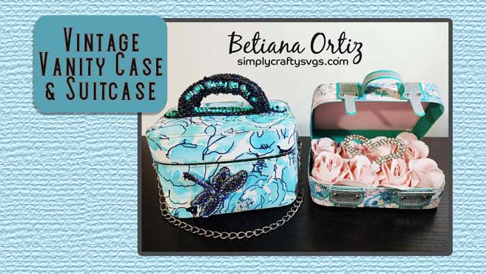 Vintage Vanity Case and Vintage Suitcase by Betiana – Simply