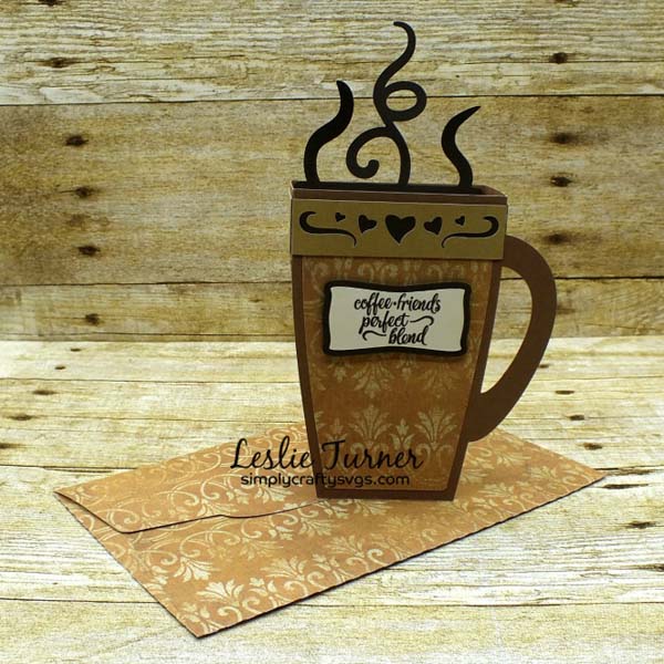 Latte Box Card by Leslie