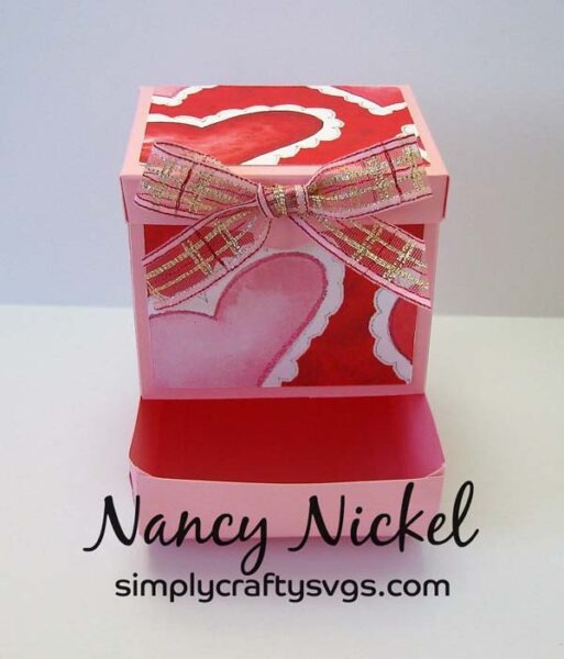 Valentine's Candy Dispenser by Nancy