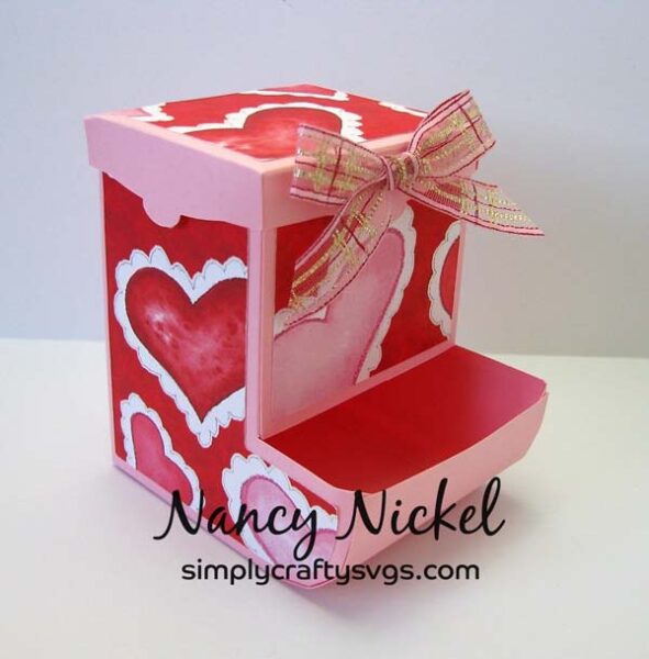 Valentine's Candy Dispenser by Nancy