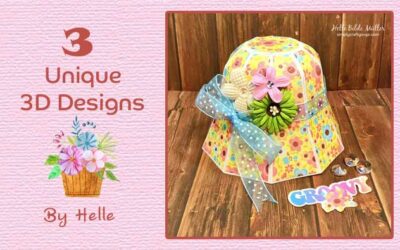 3 Unique 3D Designs by Helle