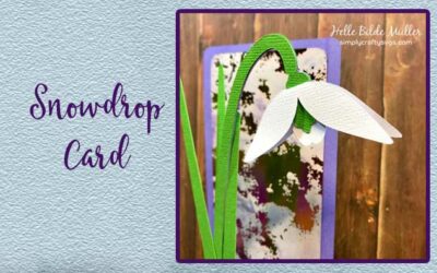 Snowdrop Card by Helle