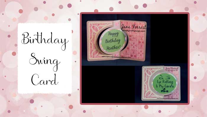 Birthday Swing Card by Jana