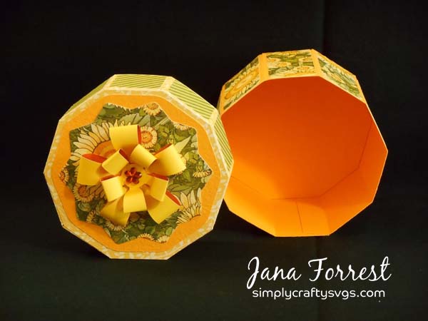 Birthday Decagon Boxes by Jana