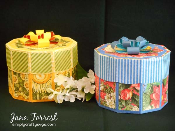 Birthday Decagon Boxes by Jana