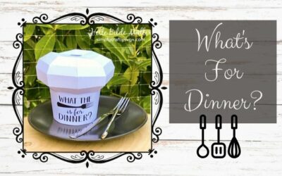 What’s for Dinner – Chef Hat by Helle