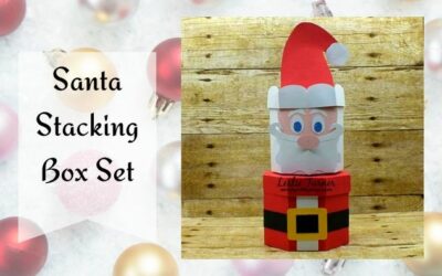 Santa Stacking Box Set by Leslie