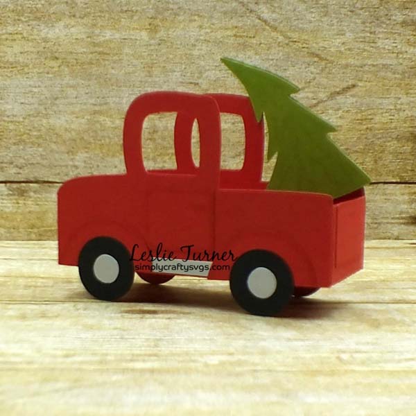 Christmas Truck Treat Box by Leslie