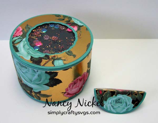 Round Candy Box by Nancy