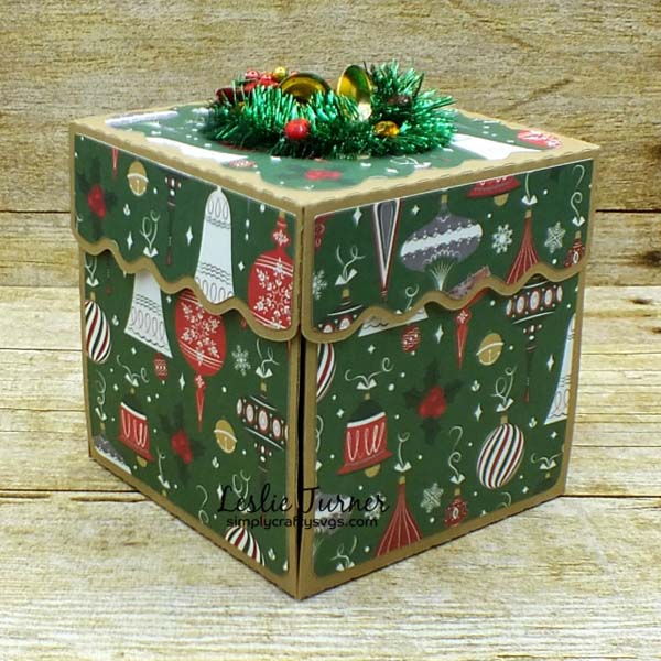 Download Christmas Explosion Box by Leslie - Simply Crafty SVGs