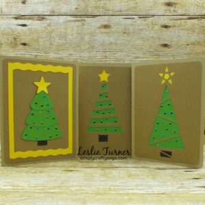 Christmas Tree Card Set by Leslie