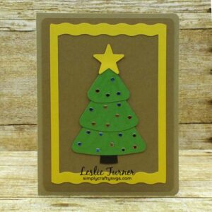 Christmas Tree Card Set by Leslie