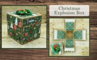 Christmas Explosion Box by Leslie