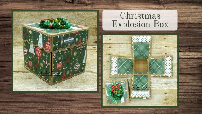 Christmas Explosion Box by Leslie