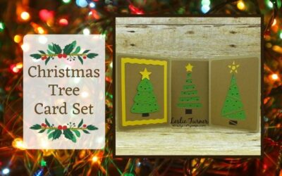 Christmas Tree Card Set by Leslie