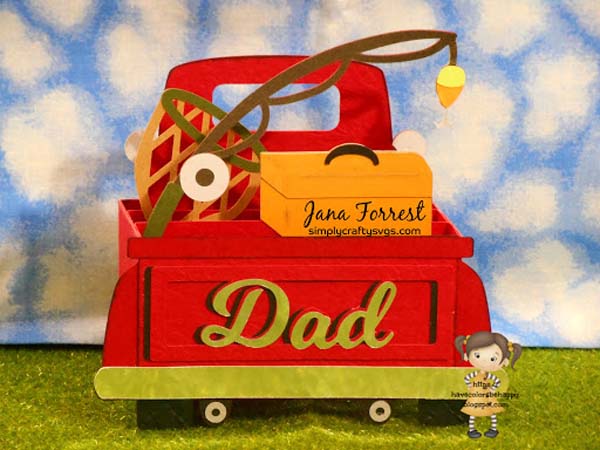Fishing Truck Card By Jana