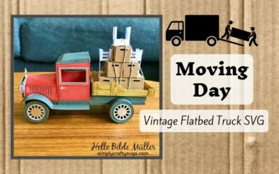 Moving Day by Helle  (Flatbed Moving Truck)